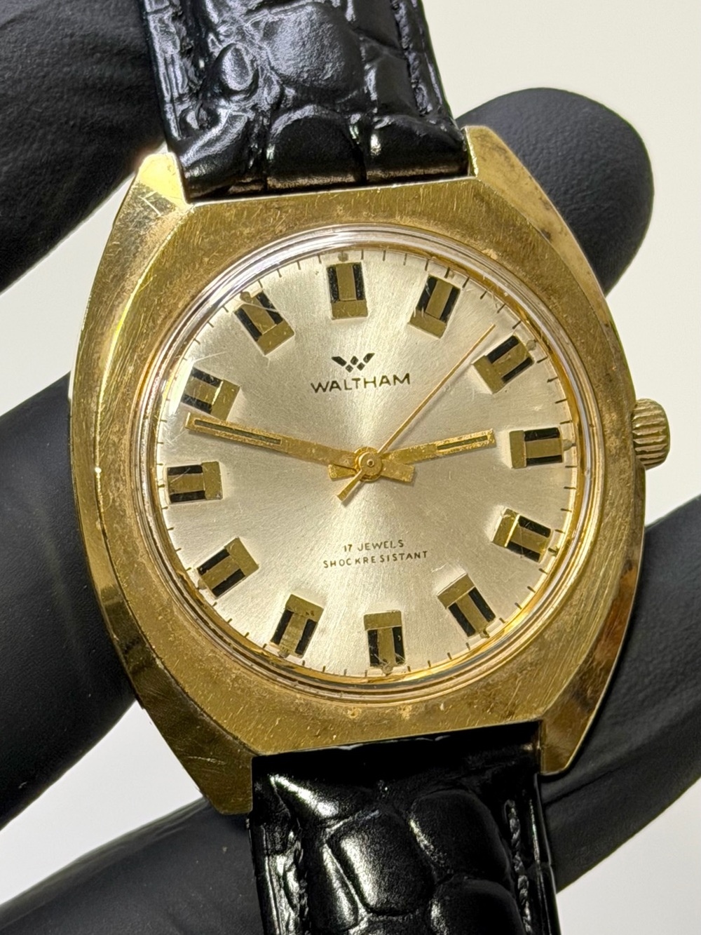 Waltham CN-704 Mechanical 1970’s Cal. SGT.100.E4 Gold-Plated 38mm Vintage Watch